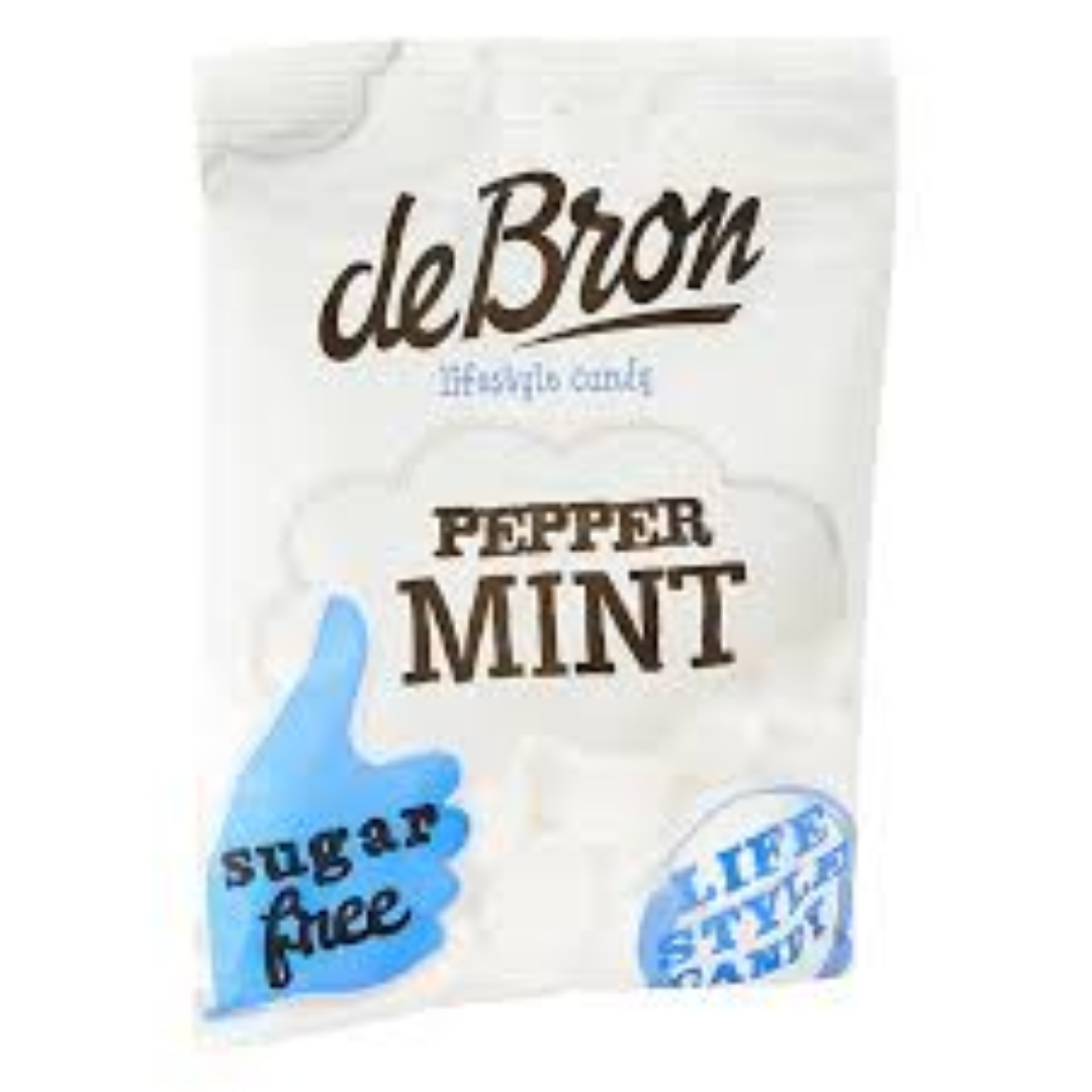 DEBRON PEPPERMINT S/FREE CANDY 80G